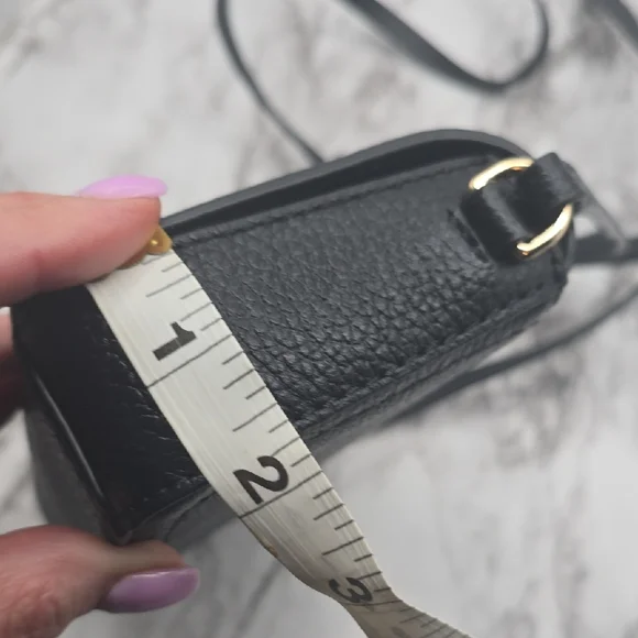 Marc Jacobs Black Pebbled Leather Crossbody Mini Bag - Picture 8 of 8